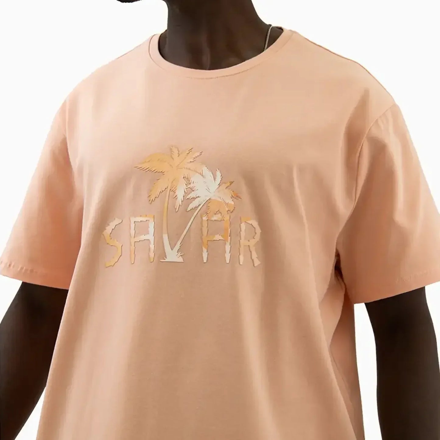 Men's Palm Tree Graphic Short Sleeves T-Shirt