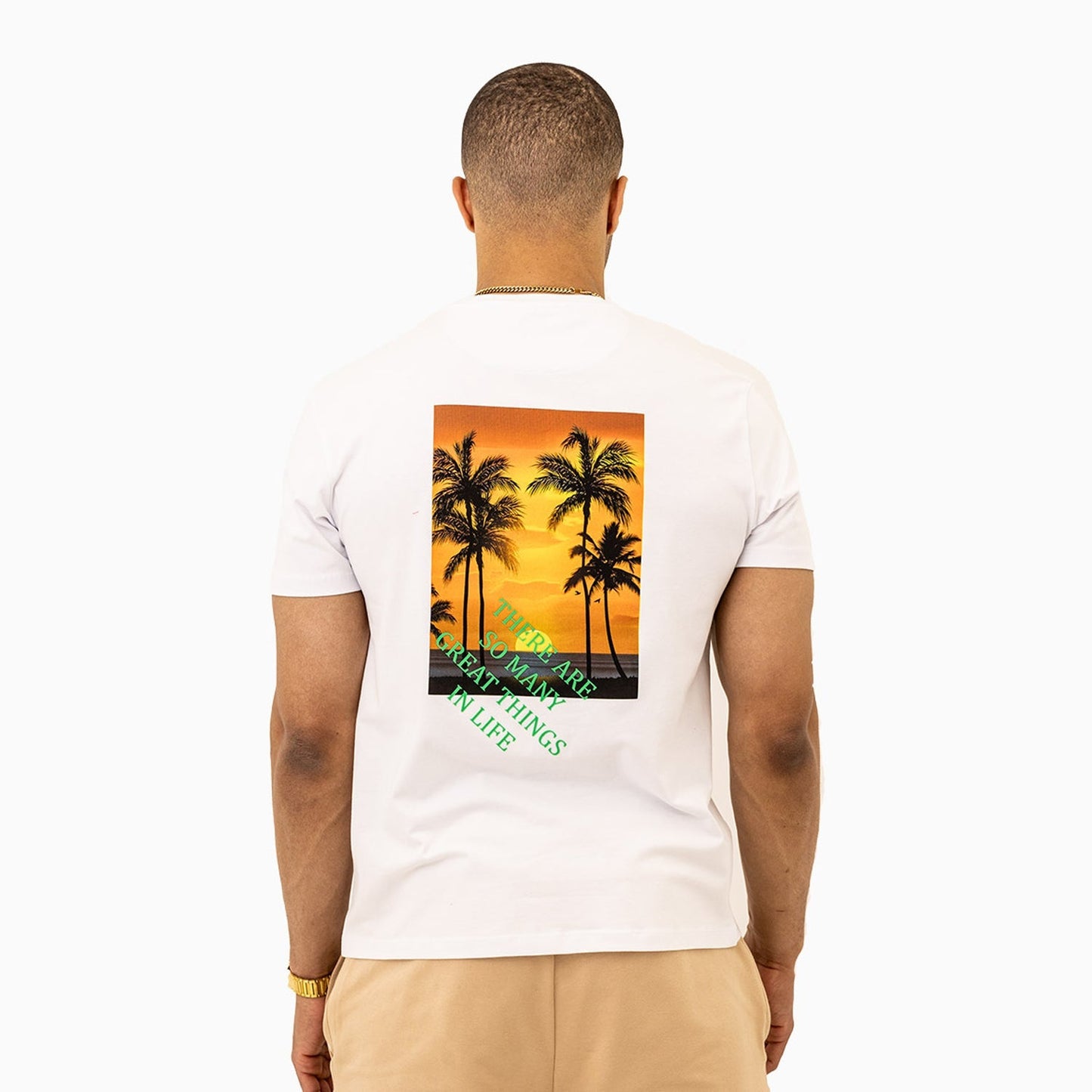 Men's Palm Tree Short Sleeve T-Shirt