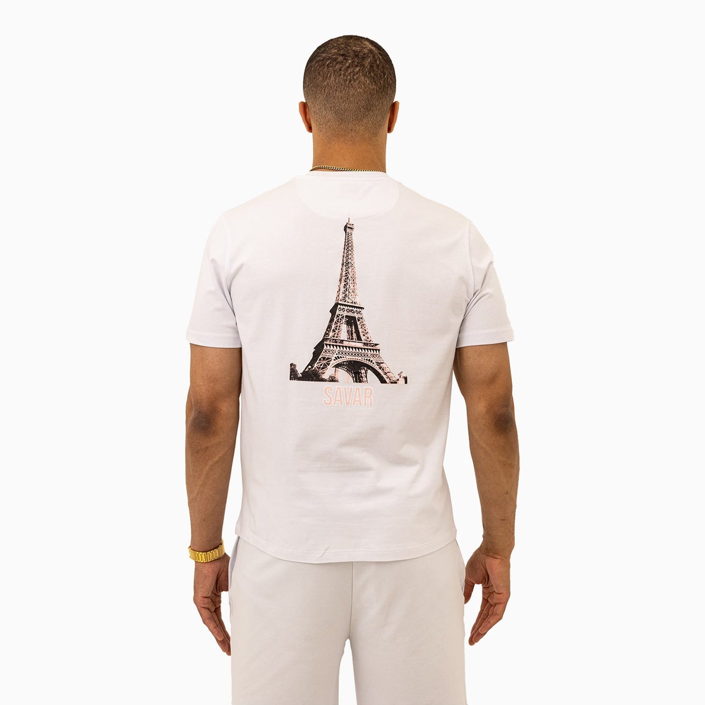 Men's Paris Printed Short Sleeves T-Shirt