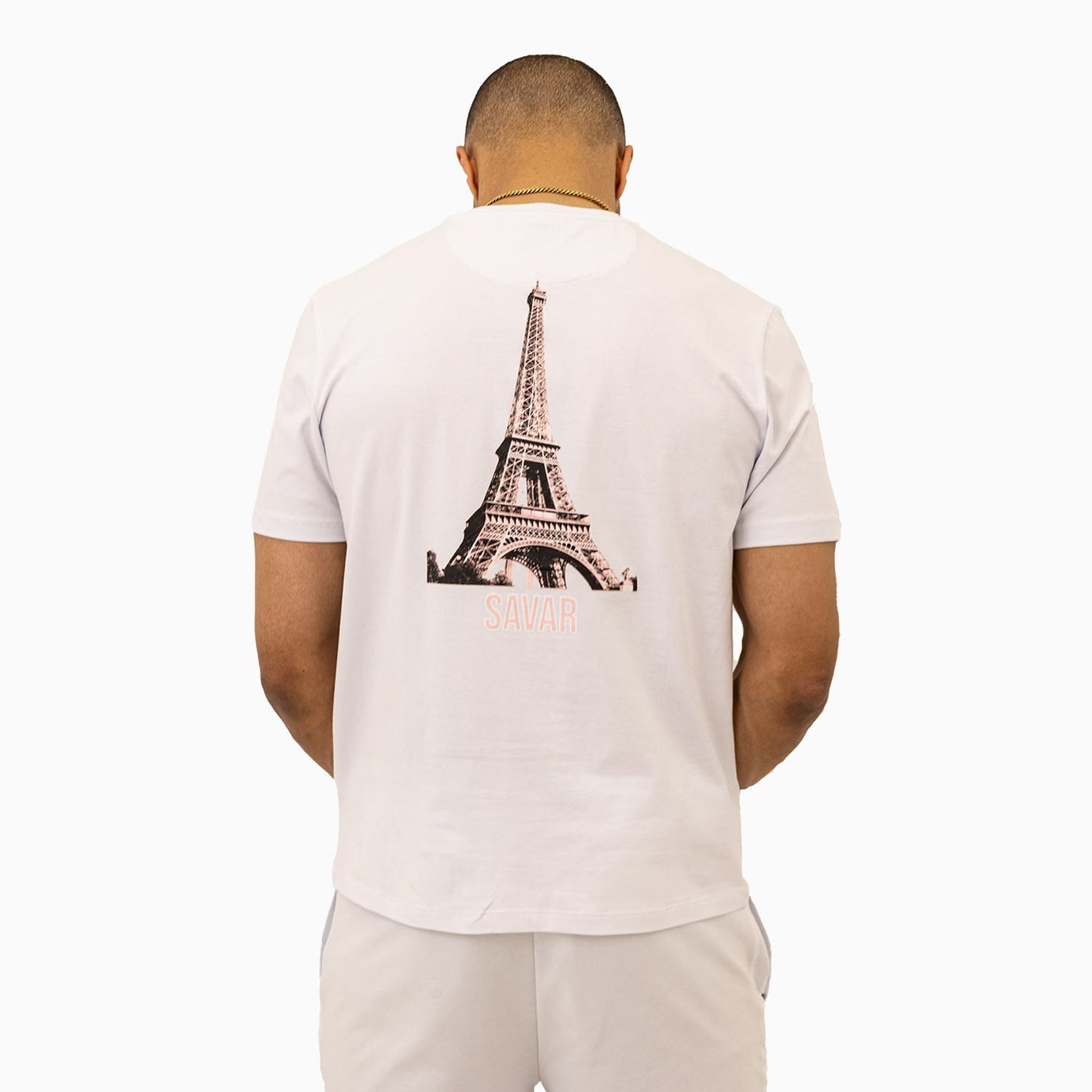 Men's Paris Printed Short Sleeves T-Shirt