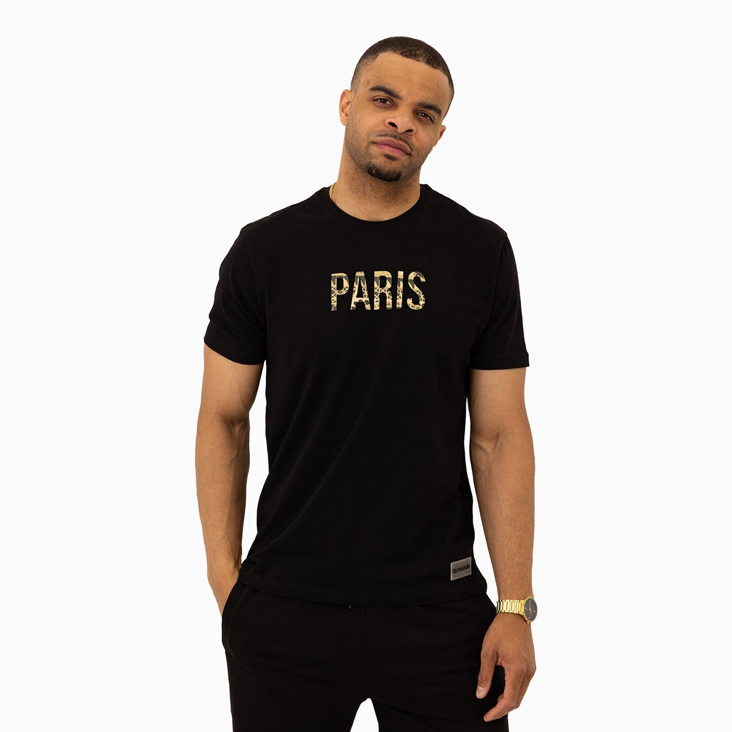 Men's Paris Printed Short Sleeves T-Shirt