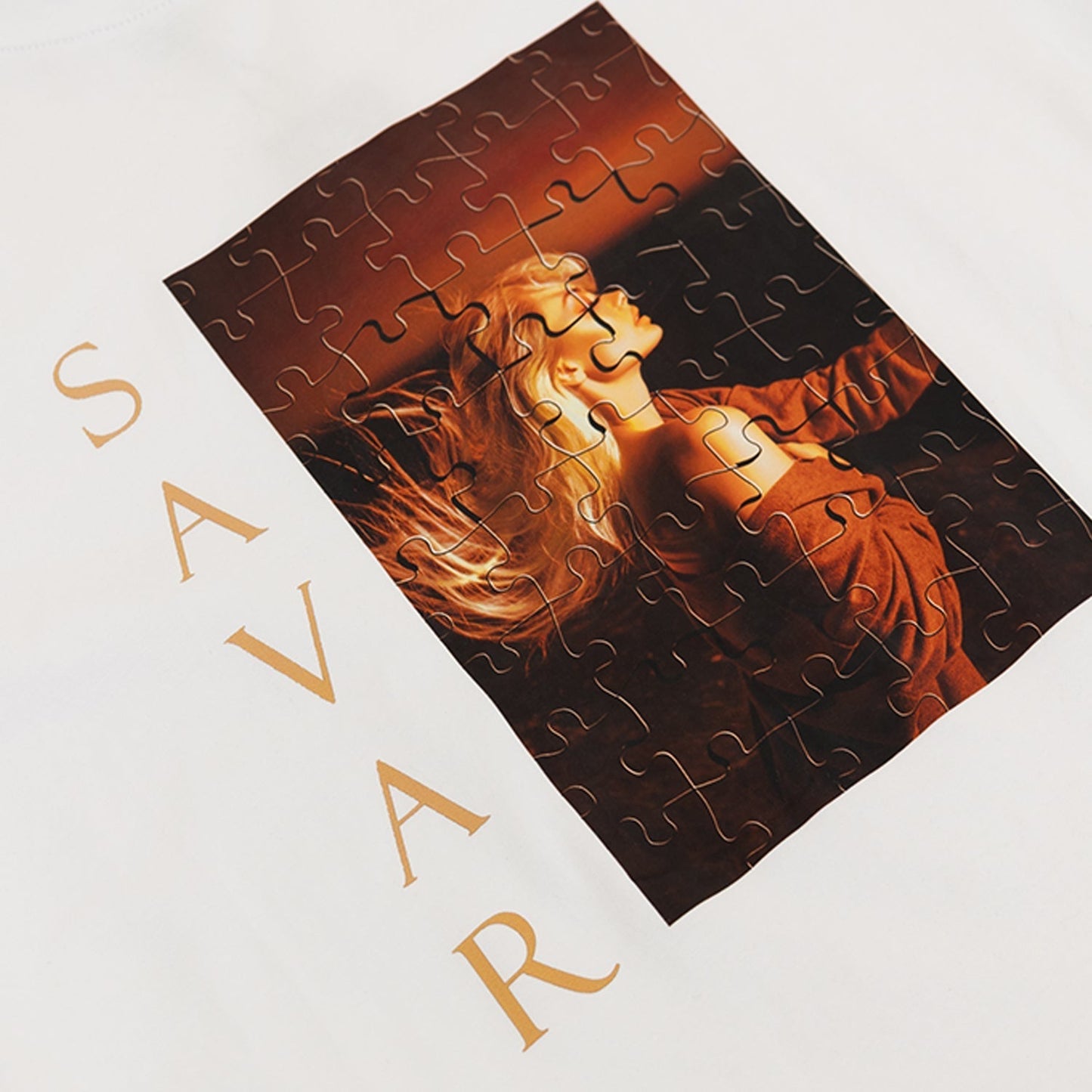 Men's Puzzle Graphic Short Sleeve T Shirt