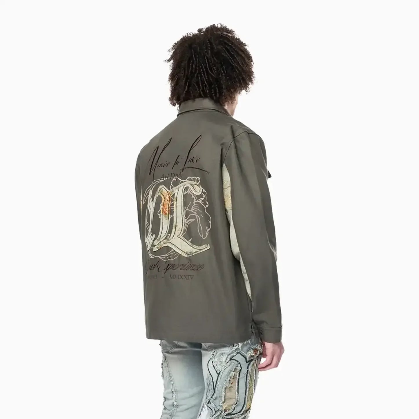 Men's Regular Collar LS Overshirt
