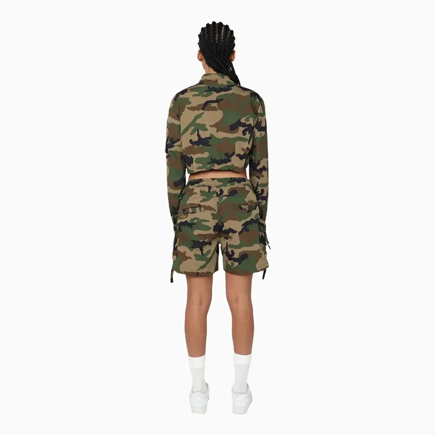 Women's Utility Nylon Printed Outfit