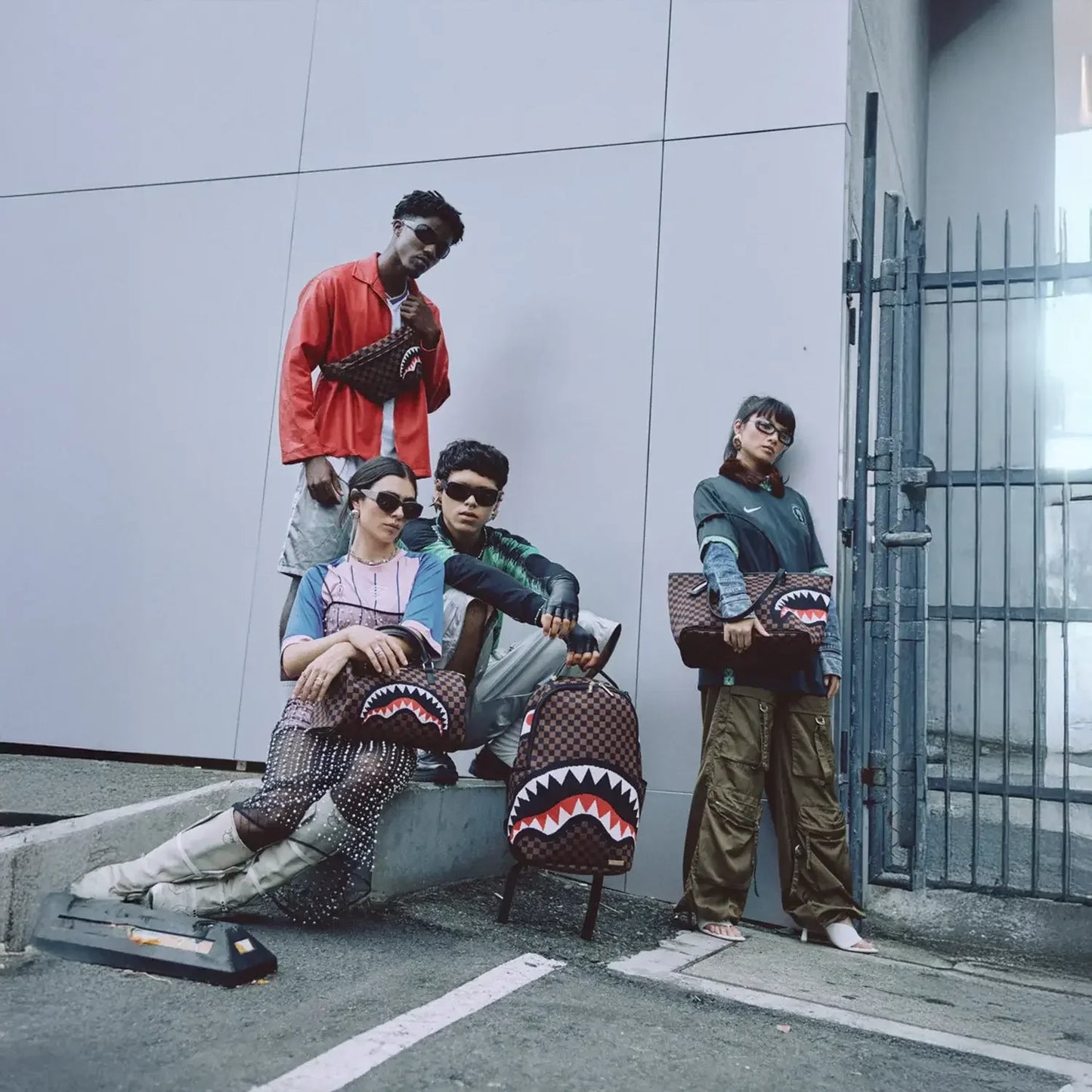 Knit Sharks In Paris 2.0 DLXSV Backpack