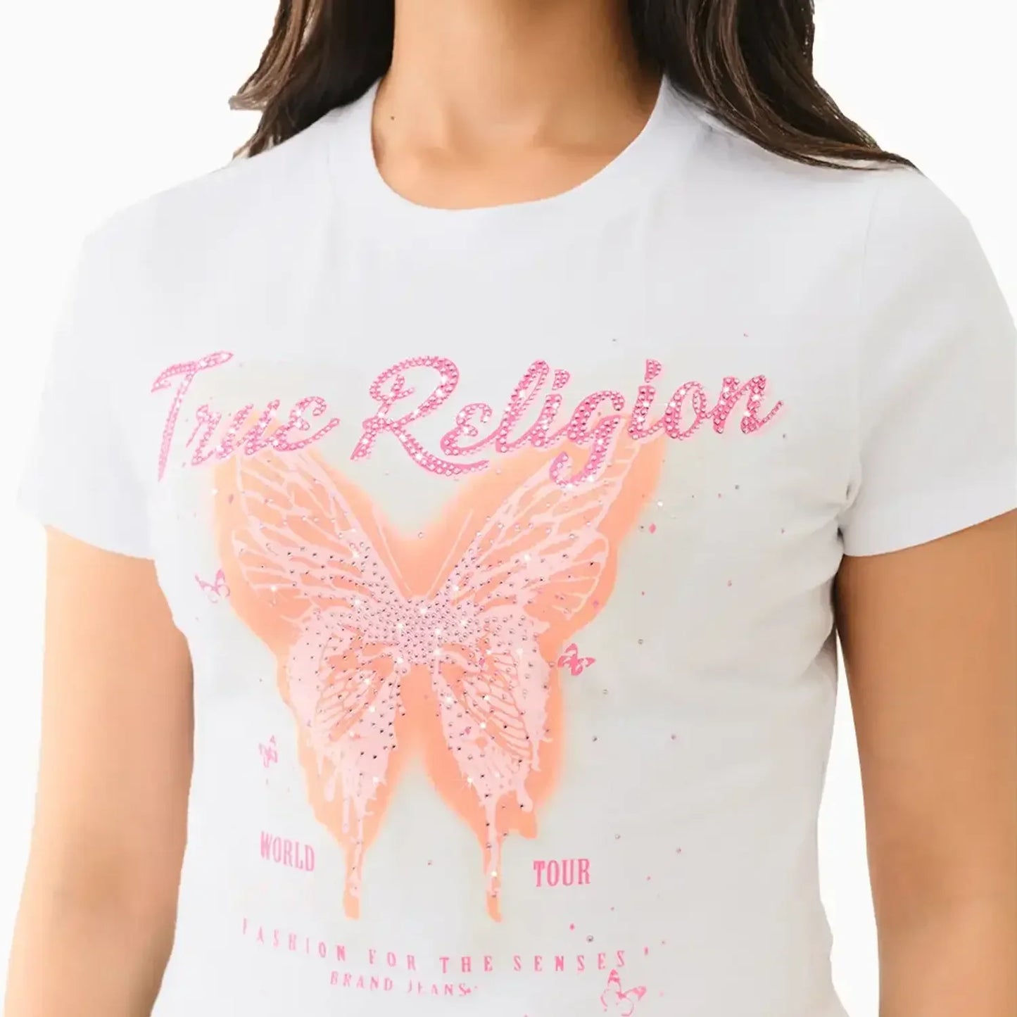 Women's Crystl Butterfly Baby T-Shirt