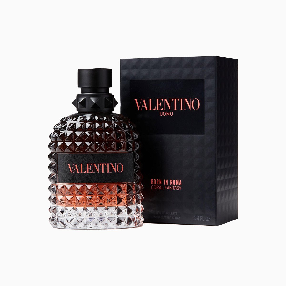 Men's Uomo Born In Roma Coral Fantasy Eau De Toilette Spray 3.4 Oz