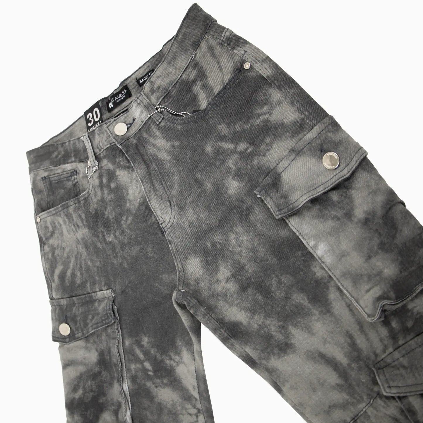 Men's Baggy Fit Cargo Jeans Pant