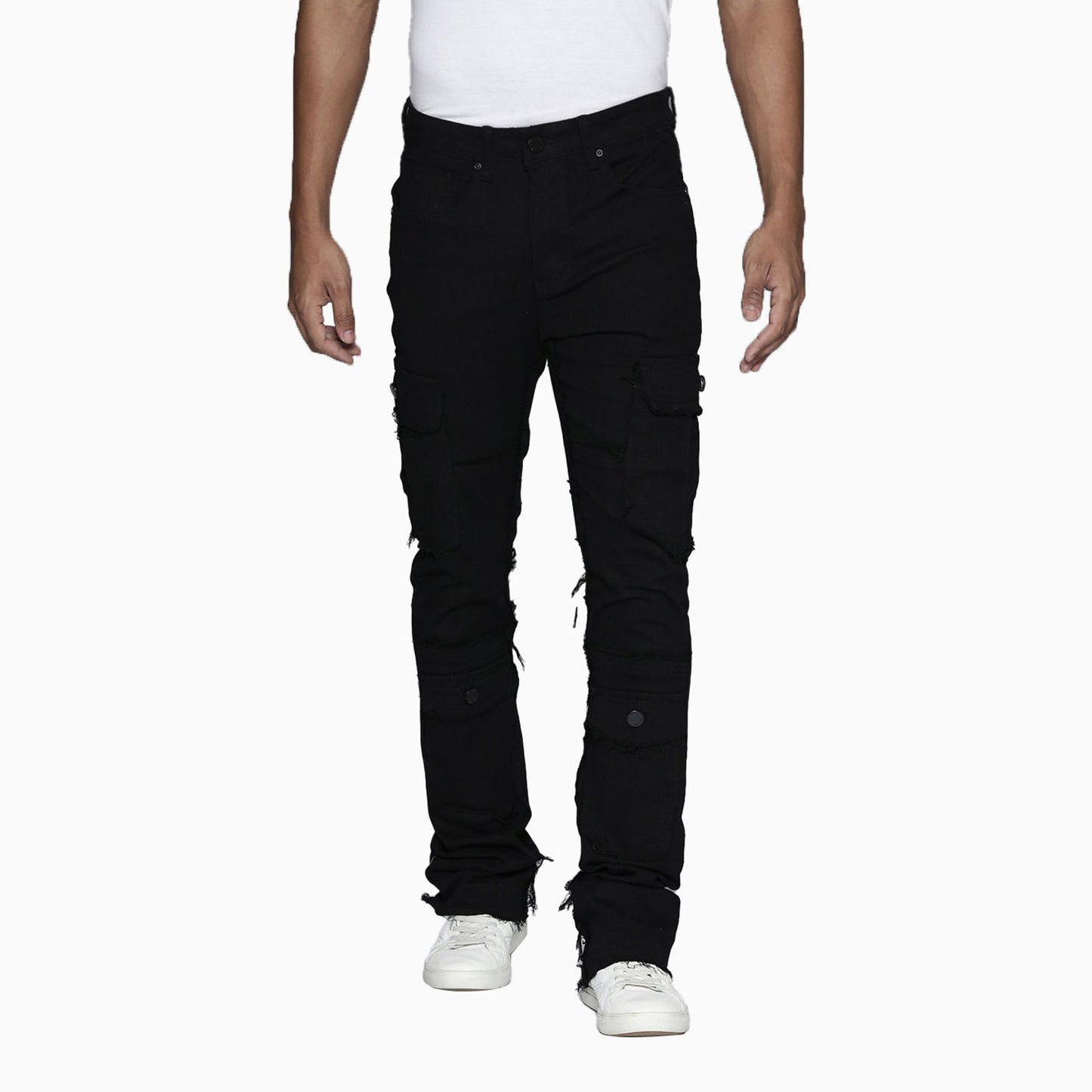 Men's Stacked Denim Jeans Pant