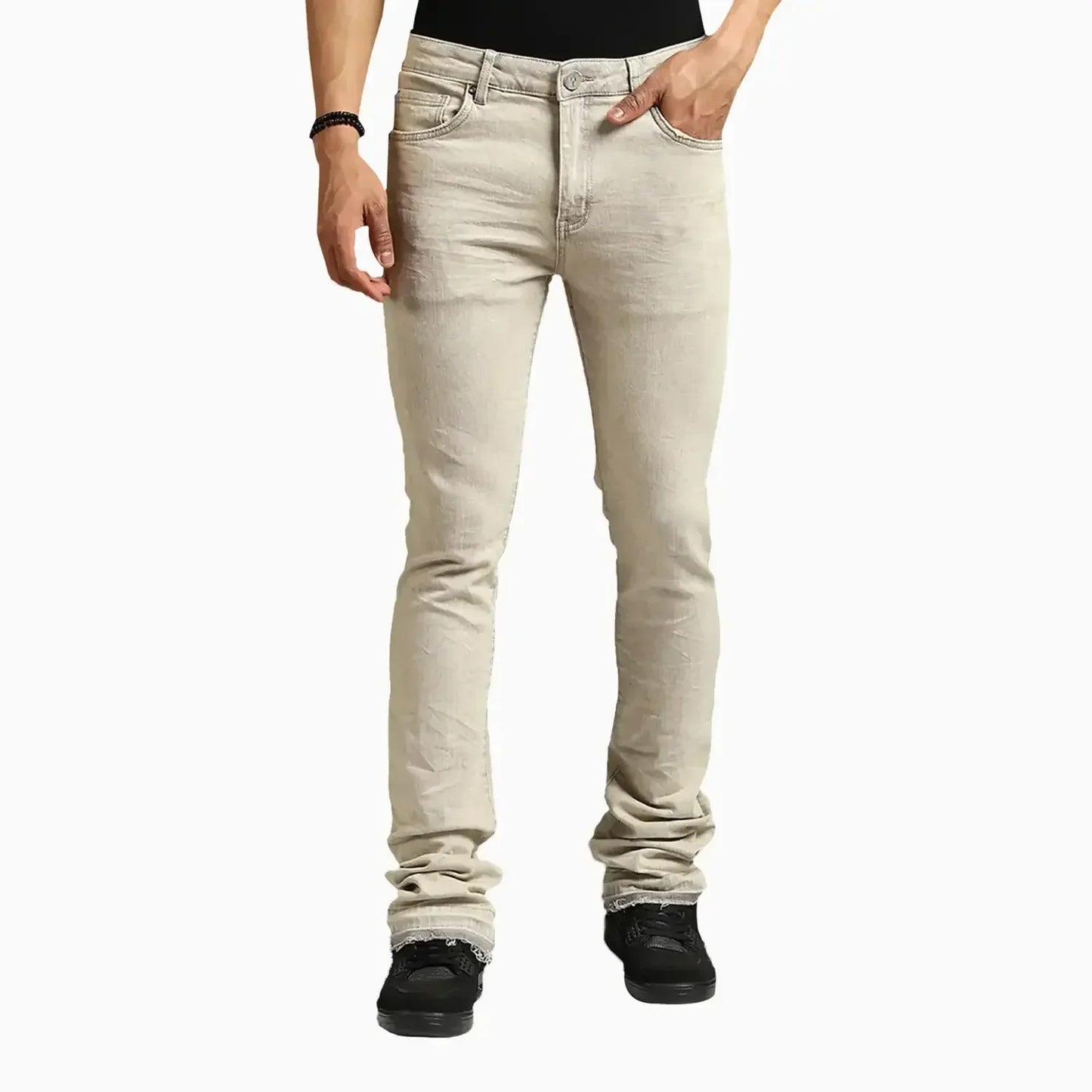 Men's Stacked Fit Denim Jeans Pant