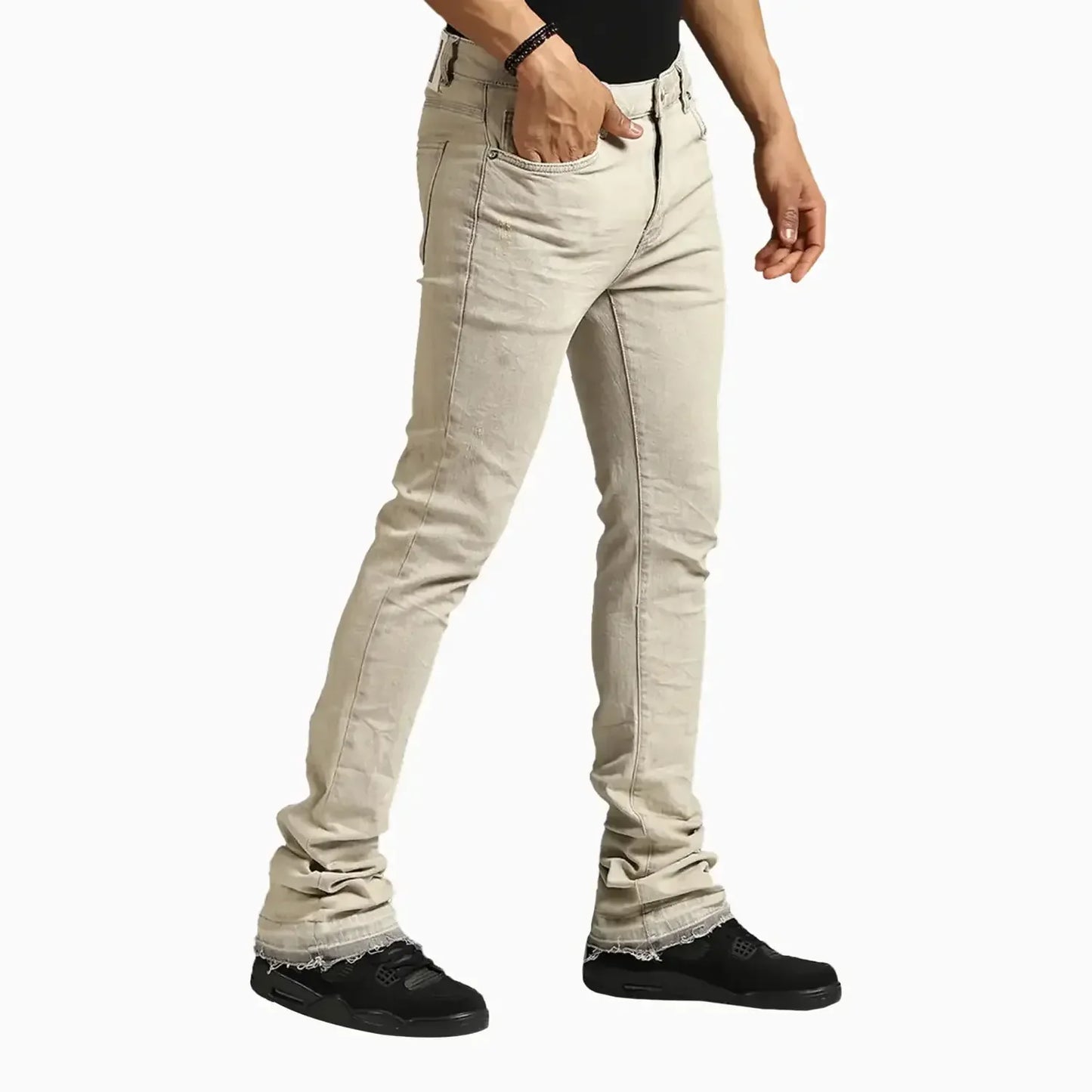 Men's Stacked Fit Denim Jeans Pant
