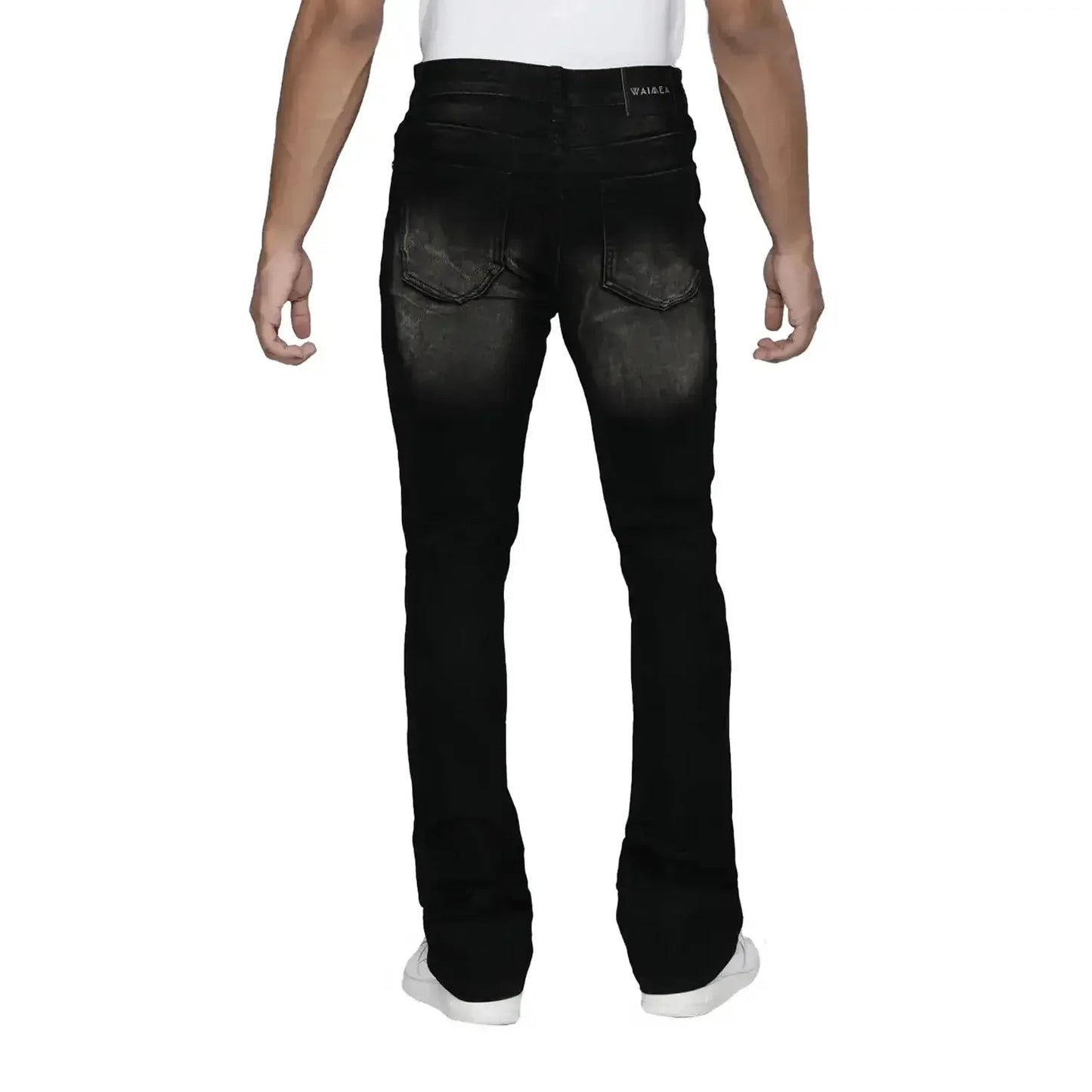 Men's Stacked Fit Jeans Pant With Stitched Hem