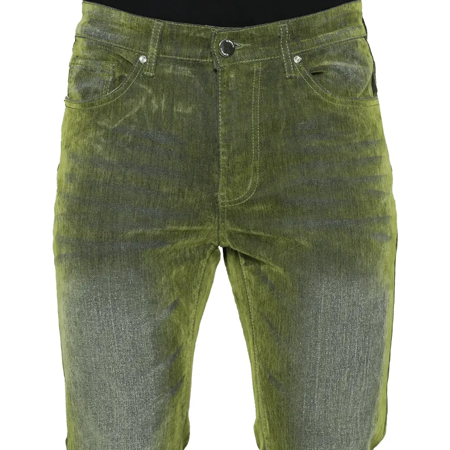 Men's Stacked Fit Jeans Pant With Stitched Hem