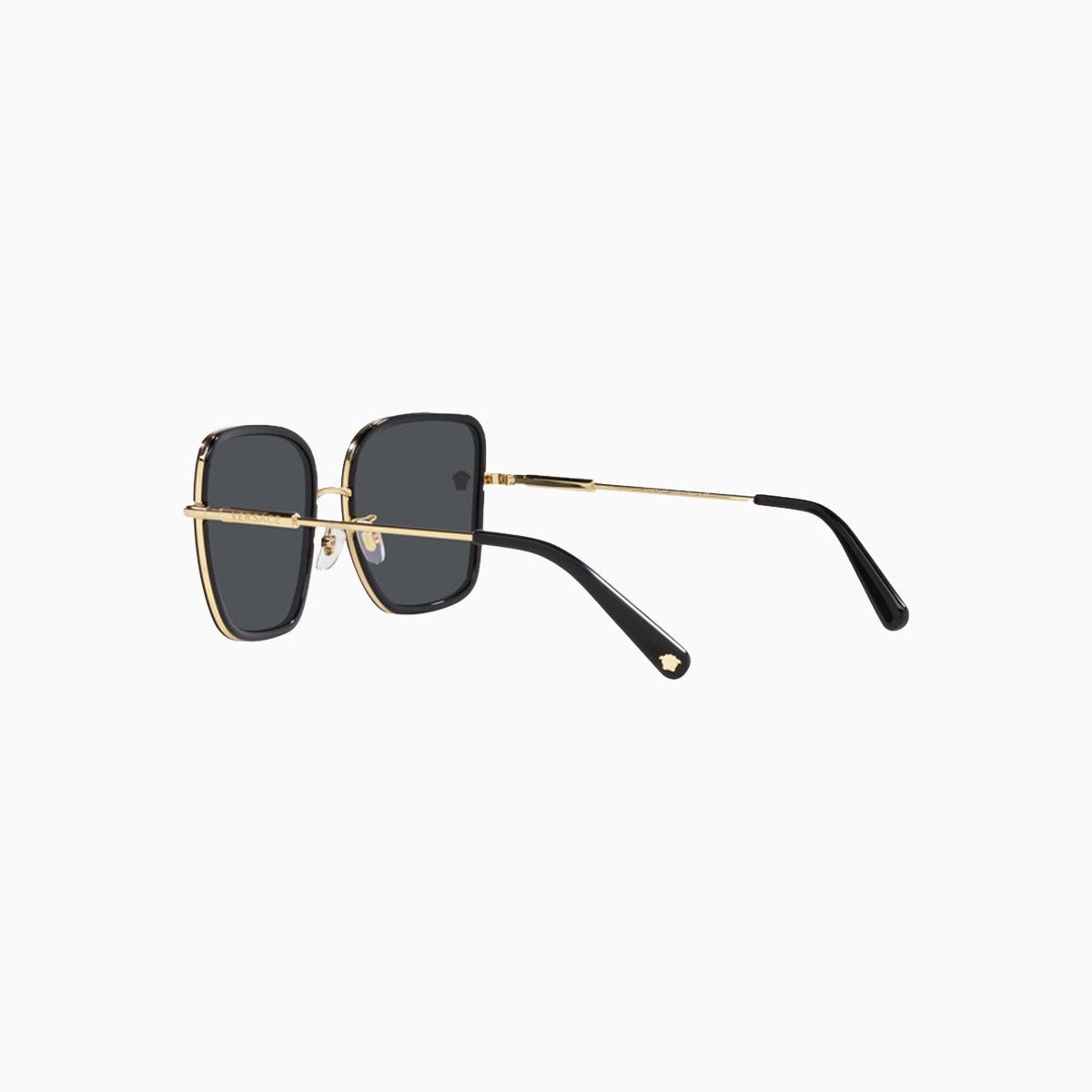 Women's Versace Black Dark Grey Sunglasses