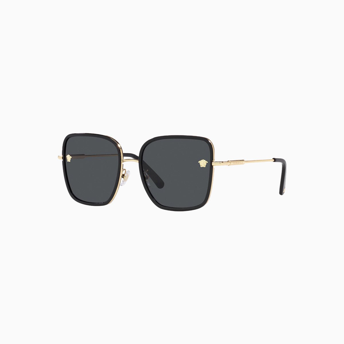 Women's Versace Black Dark Grey Sunglasses