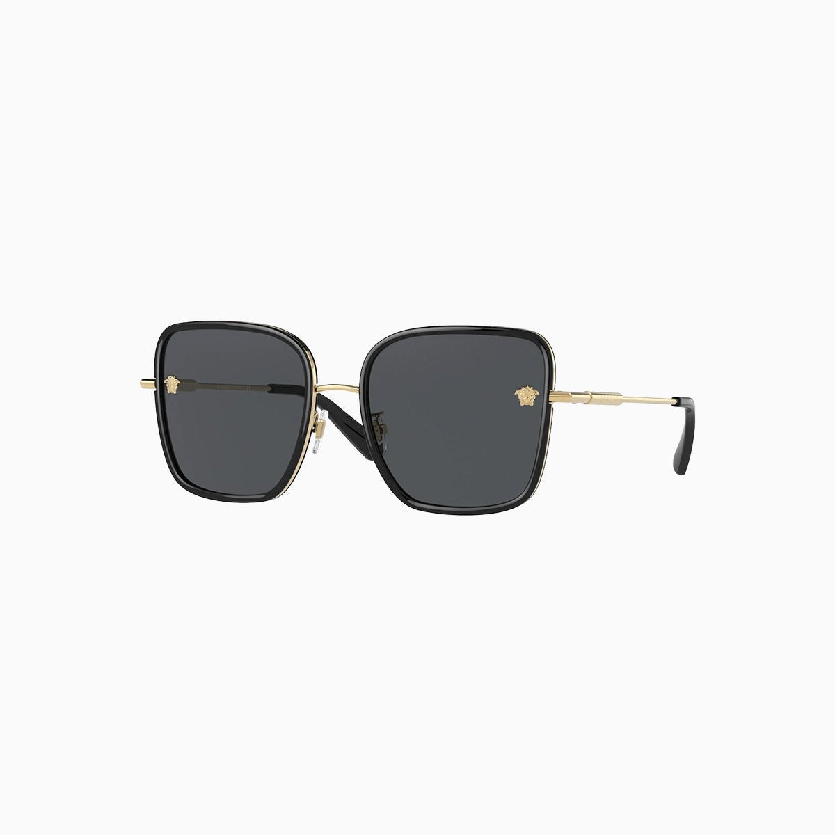 Women's Versace Black Dark Grey Sunglasses