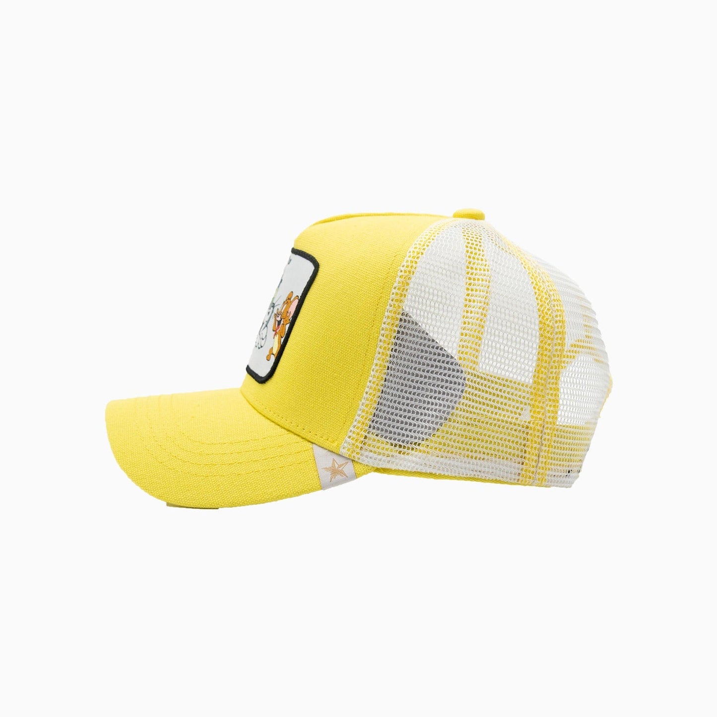 The Tom And Jerry Yellow Trucker Hat