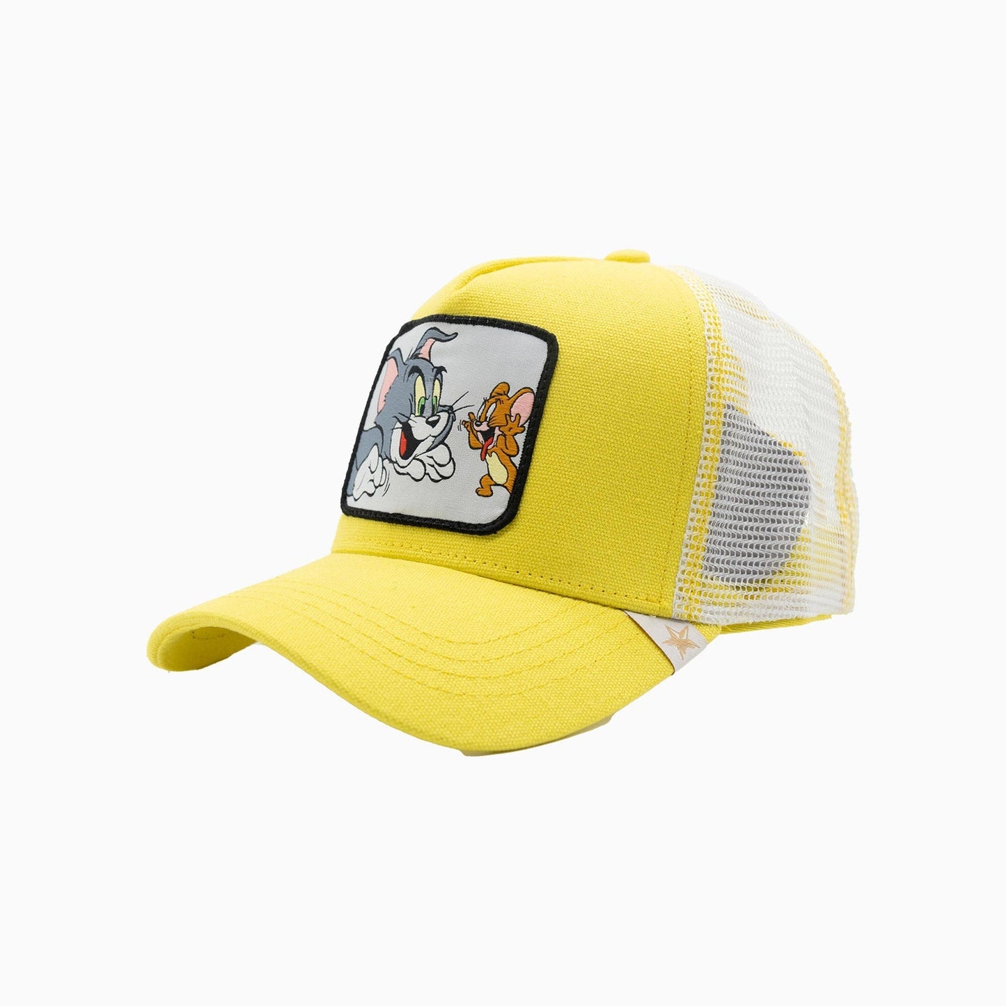 The Tom And Jerry Yellow Trucker Hat