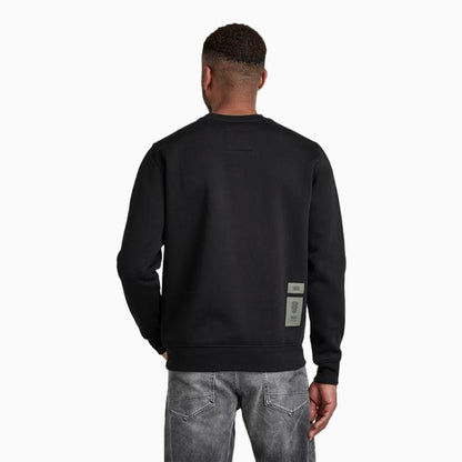 Men's 3D Raw Crew Neck Sweatshirt
