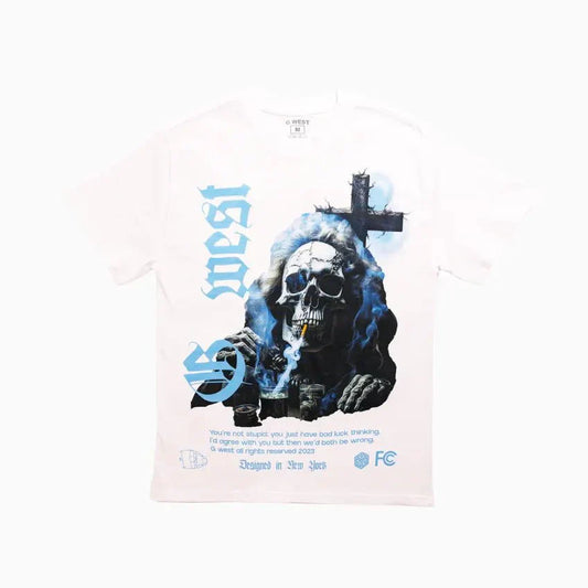 Men's Smoke Skull Life Style T-Shirt