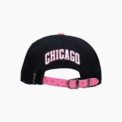 Chicago Bulls NBA Hat With Leather Visor