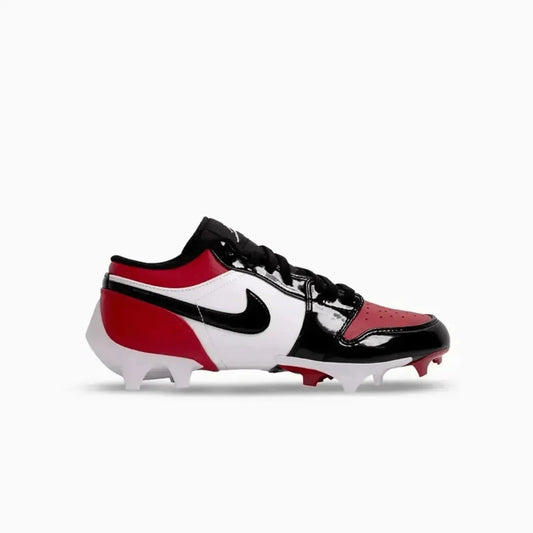 Men's Jordan 1 Low TD Football Cleat "Gym Red Black"