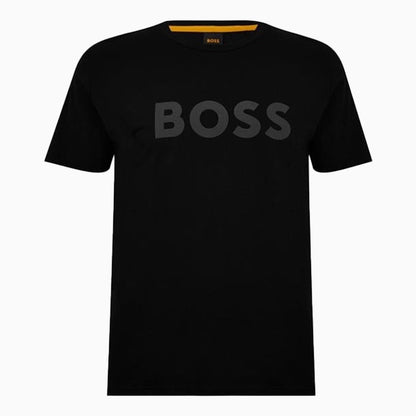 Men's Cotton Jersey With Rubber Print Logo T Shirt