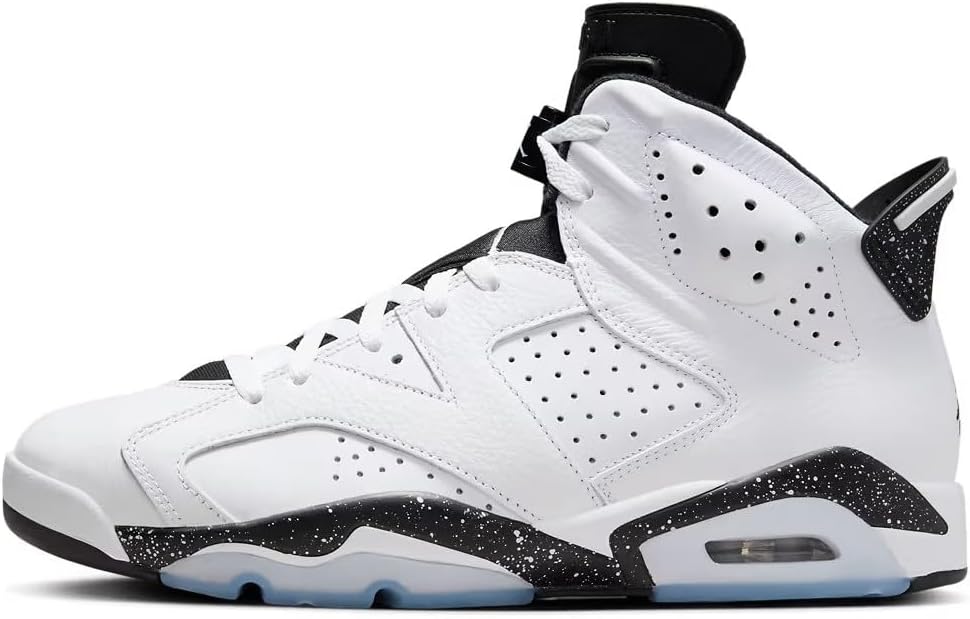 NIKE Jordan Men's 6 Retro Reverse Oreo White/Black (CT8529 112) - 9