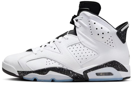 NIKE Jordan Men's 6 Retro Reverse Oreo White/Black (CT8529 112) - 9