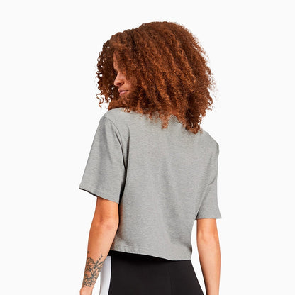 Women's Essentials Cropped Logo T Shirt