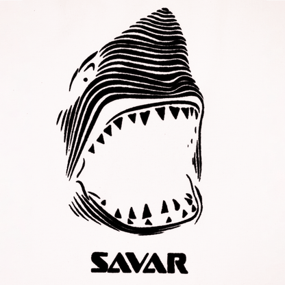 Men's Savar Shark Short Sleeve Logo T-Shirt