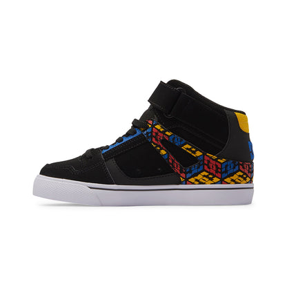 Kids' Pure High Elastic Lace High-Top Shoes