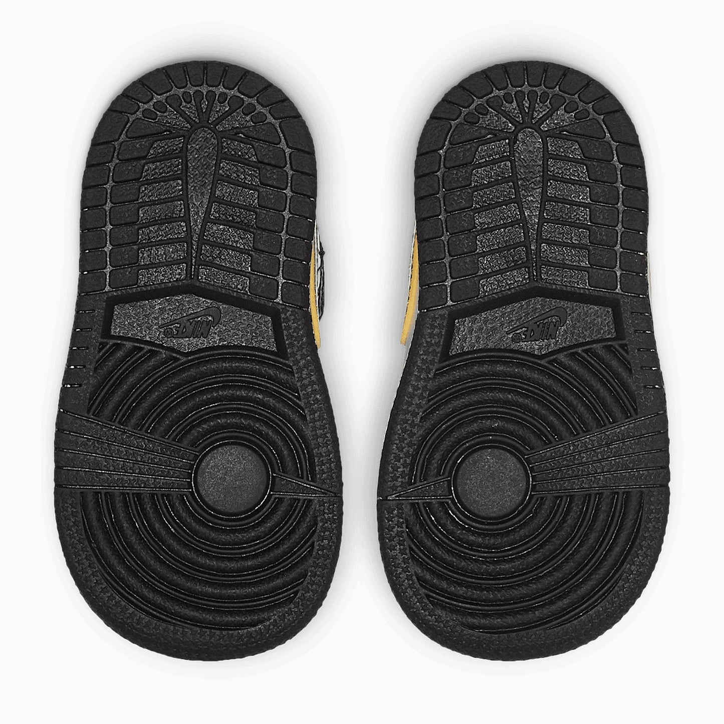 Kid's  Air Jordan 1 Mid SE Patent "Black Gold" Toddlers