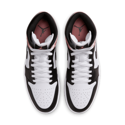 Men's Air Jordan 1 Mid "Black Rust Pink"