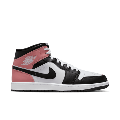 Men's Air Jordan 1 Mid "Black Rust Pink"
