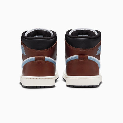 Men's Air Jordan 1 Mid SE "Brown Blue Grey"