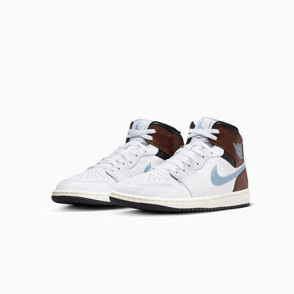 Men's Air Jordan 1 Mid SE "Brown Blue Grey"