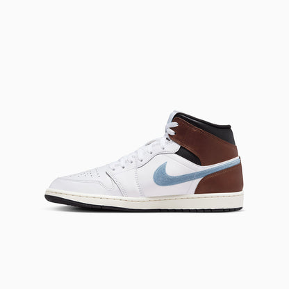 Men's Air Jordan 1 Mid SE "Brown Blue Grey"