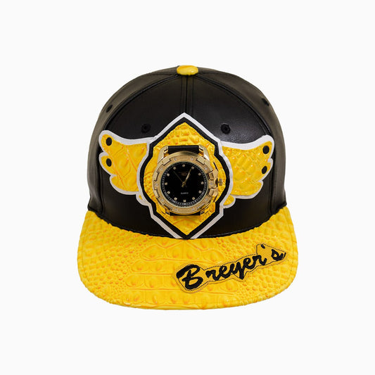 Breyer's Buck 50 Leather Watch Hat With Logo