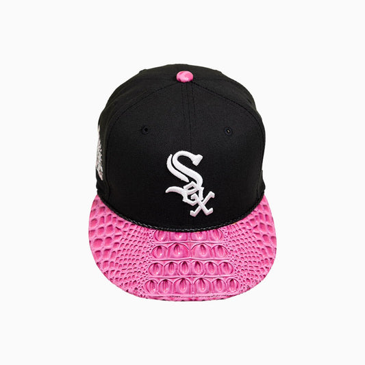 Breyer's Buck 50 Chicago White Sox Hat With Leather Visor