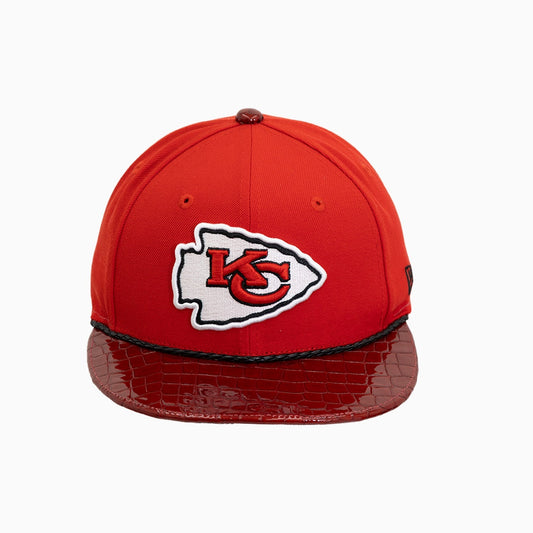 Breyer's Buck 50 Kansas City Chiefs Hat With Leather Visor