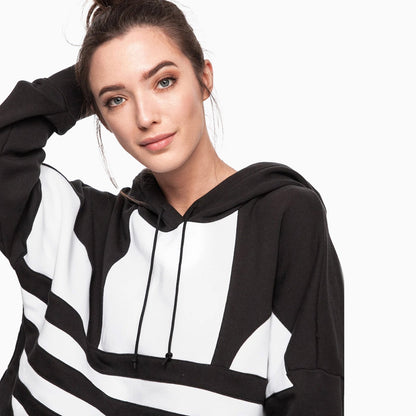 Women's Large Logo Cropped Hoodie