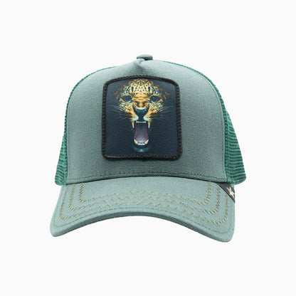 The Light Green Gold Star Chita Trucker Hat