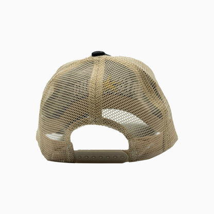 The Bull Black Beige Trucker Hat