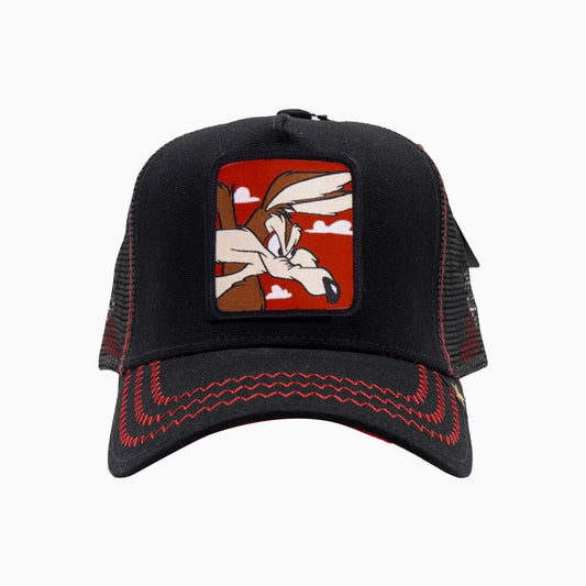 The Cartoon Black Red Trucker Hat