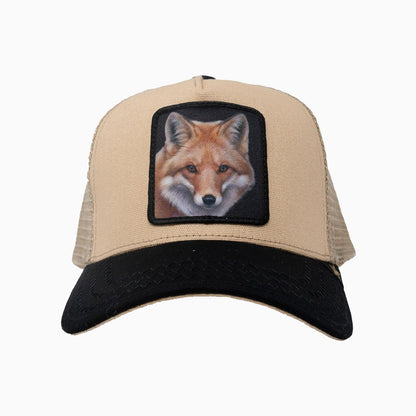 The Fox Beige Trucker Hat