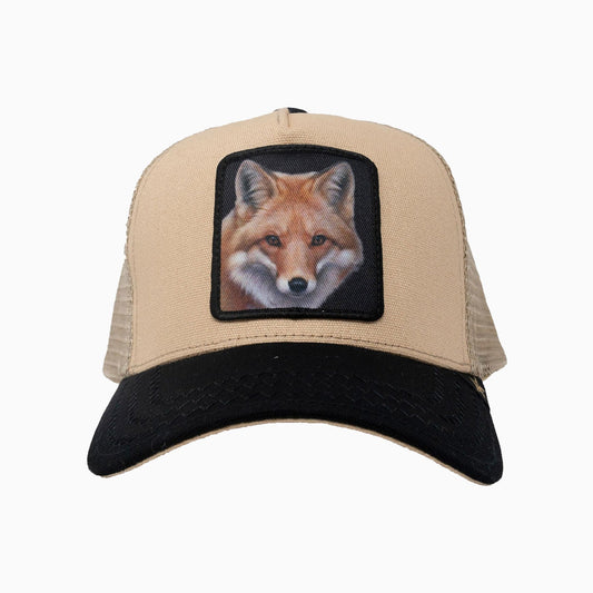 The Fox Beige Trucker Hat