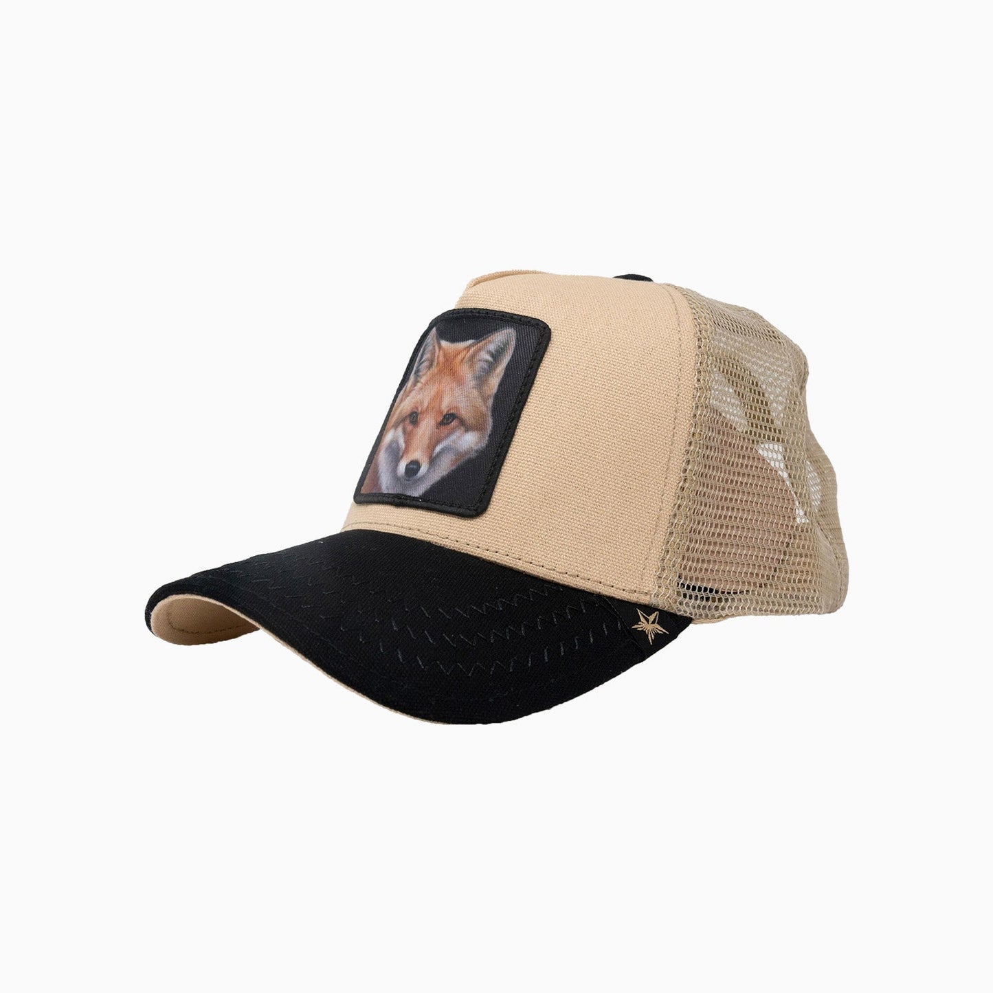 The Fox Beige Trucker Hat