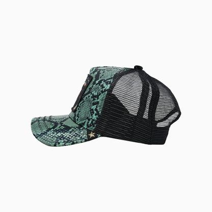 Men's Trucker Sneak Leather Hat