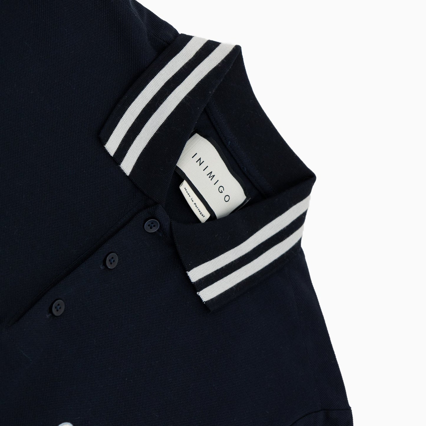 Men's Bicolor Heart Polo Shirt